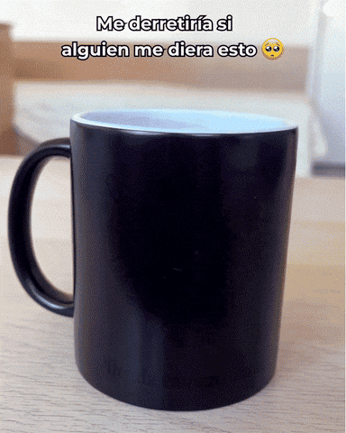 Taza mágica personalizada que cambia de color con el calor