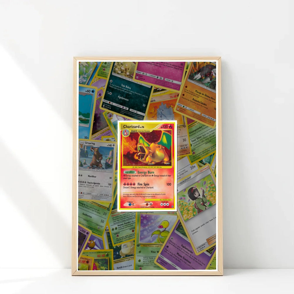🃏 Cuadro Collage de Cartas – Tu carta Pokémon favorita