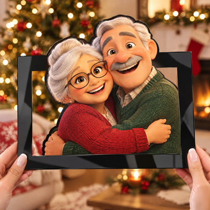 Marco 3D personalizado con tu foto estilo Pixar