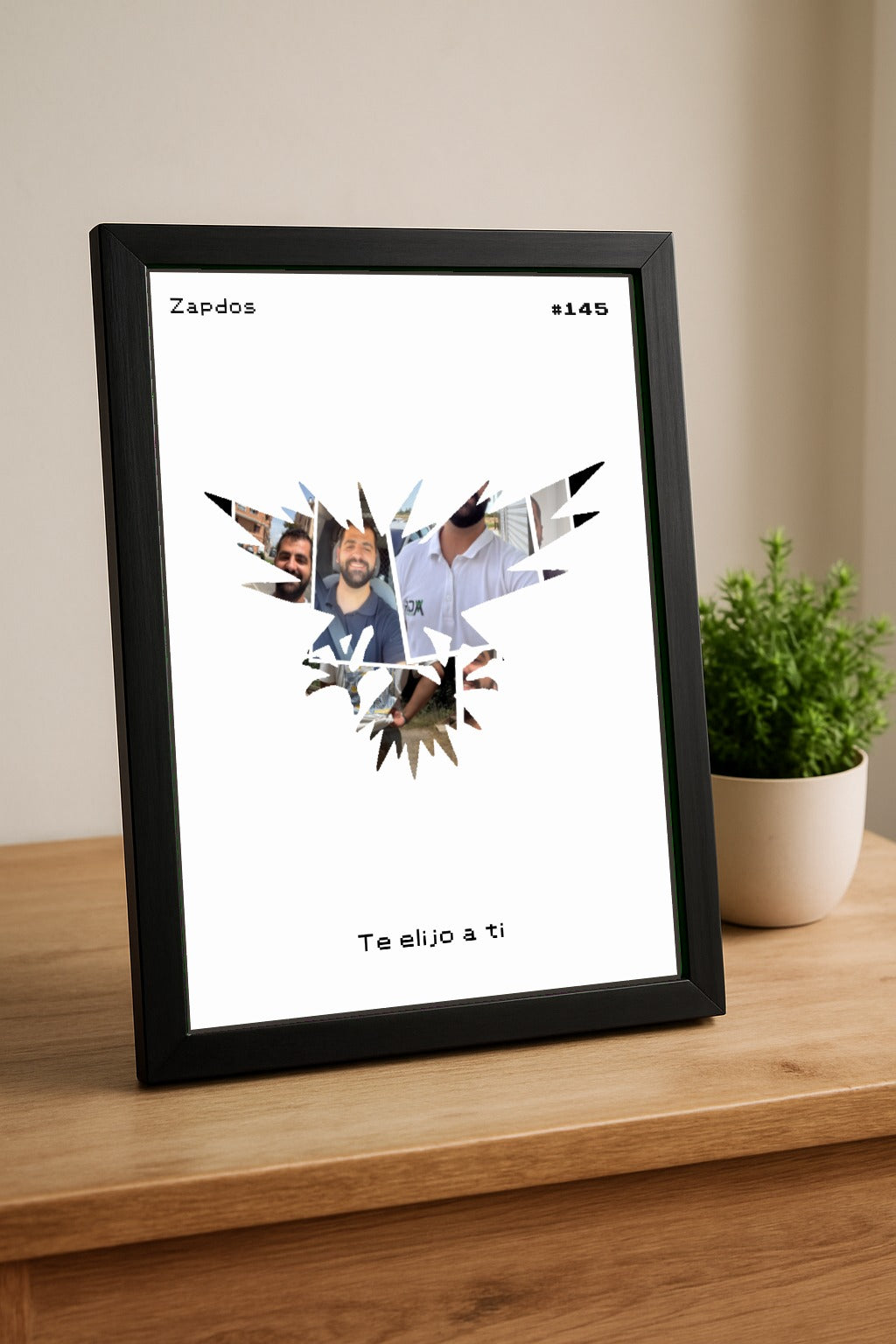 🖼️ Cuadro Silueta Pokémon – Tus fotos en su forma favorita