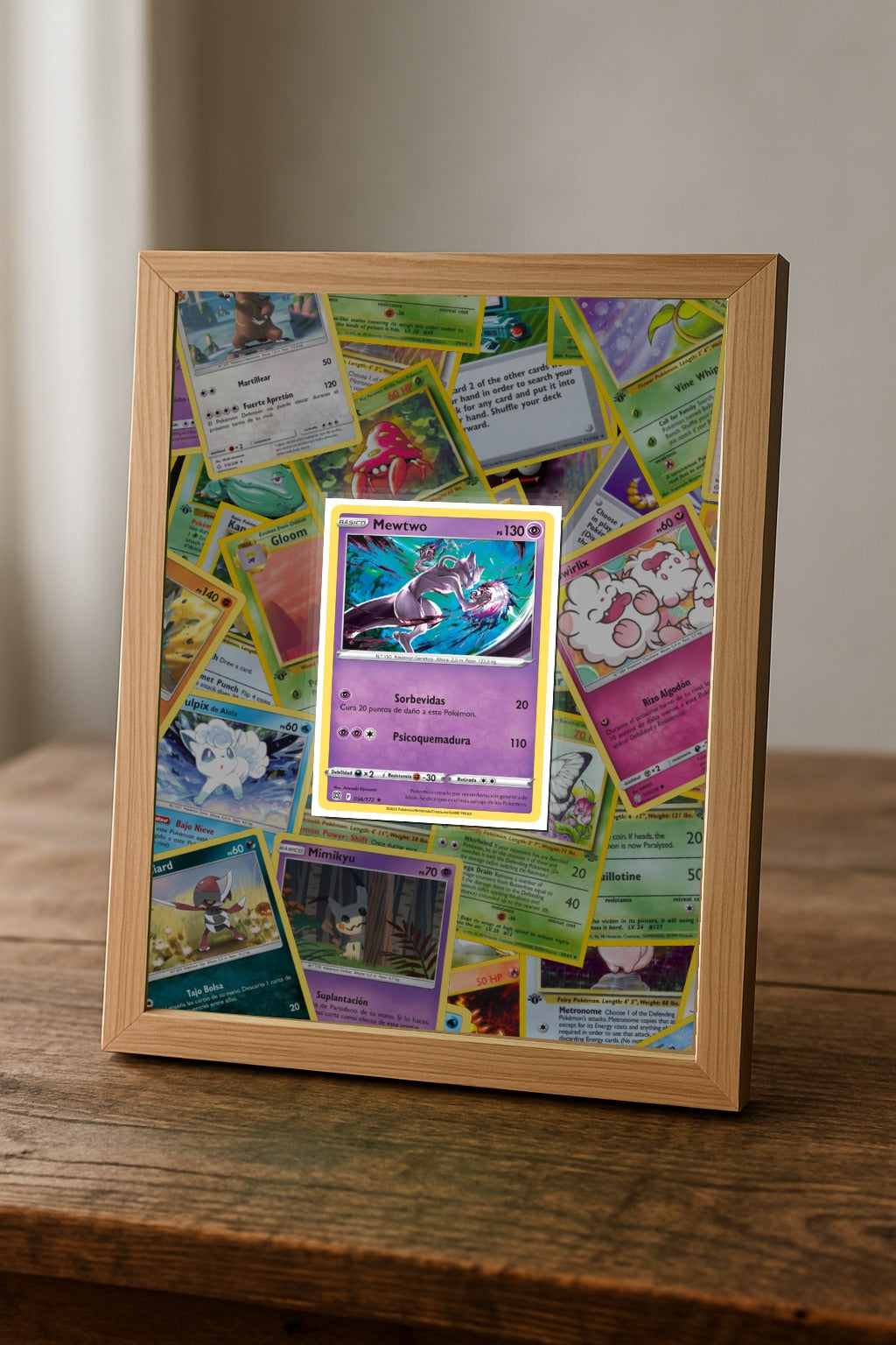 🃏 Cuadro Collage de Cartas – Tu carta Pokémon favorita