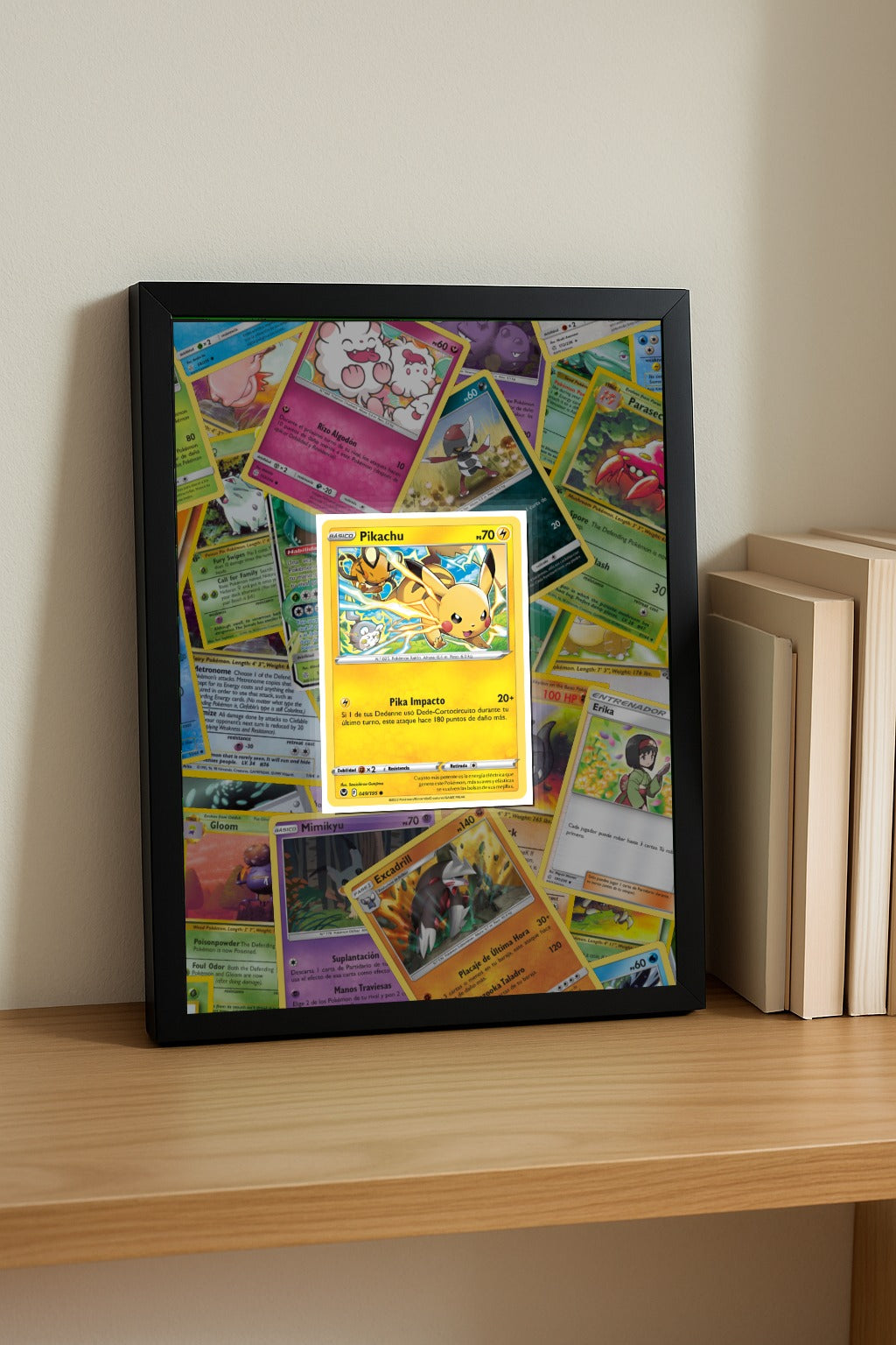 🃏 Cuadro Collage de Cartas – Tu carta Pokémon favorita