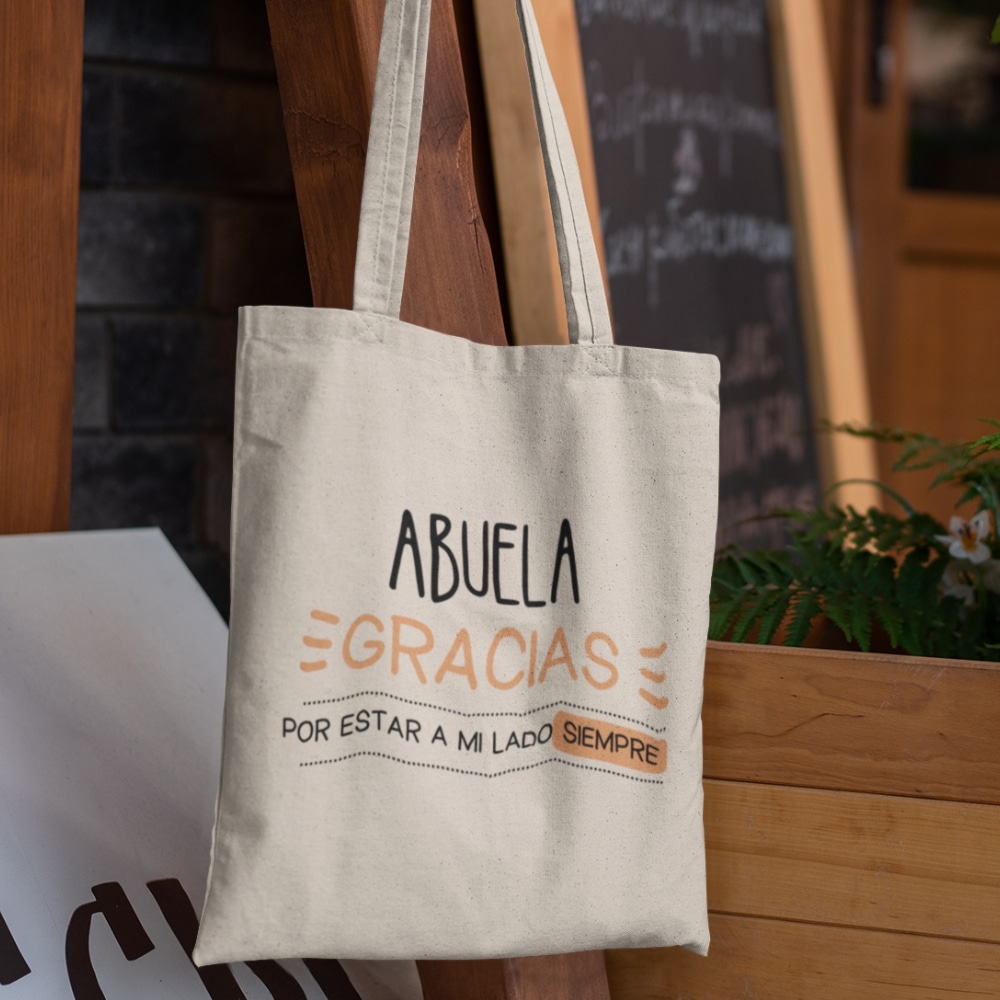Bolsa Tote bag personalizada para regalar a quien desees dar las GRACIAS